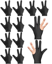 10 Pcs 3 Fingers Universal Billiards Pool Gloves Elastic Snooker Cue Gloves
