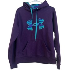 UNDER ARMOUR UA STORM Women s Hoodie Purple Sweatshirt Pullover Size M
