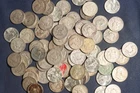 FOUR ROLLS Franklin Half Dollars (80 Coins) (WORN/DAMAGED/CULL) 90% Silver L-A64