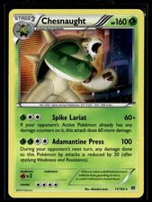 chesnaught pokemon card value V - 015/195 - Silver Tempest Grass Adamantine Press (100) During your opponents next turn Chesnaught V 2022 Pokemon Silver