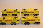 Four (4) Vintage 1979 Hot Wheels Airport Rescue Fire Department Trucks