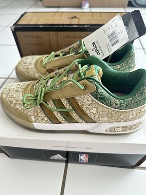 Adidas Red Auerbach tribute Celtics sneakers. Size 9 RARE