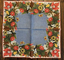 Vintage 1950s Billie Kompa Handkerchief Hankie NWT