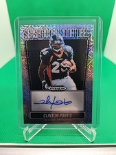 Clinton Portis Broncos Signed 2025 Panini Prizm Black Mojo #SS-CPS /25 Card