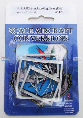 SAC48427 1:48 Scale Aircraft Conversions - F4F-3 Wildcat Landing Gear (EDU kit)