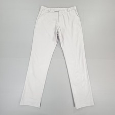 Reiss Mens Chinos Trousers Grey W34 L31 Tenor Cotton Stretch Pants