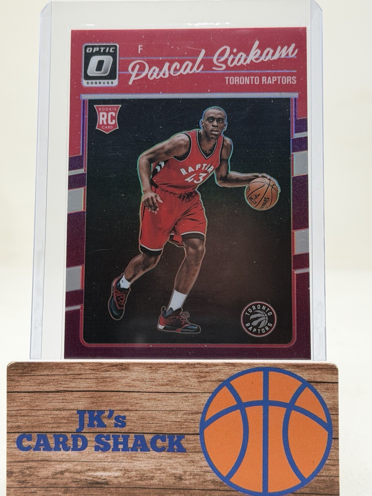 2016-17 Panini Donruss Optic Pascal Siakam Purple Prizm RC #171