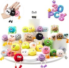 30PCS Party Favors Kids Keychains - Fun Keychain Cute Birthday Goodie Bags Stuff