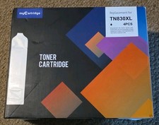 4PK TN830 XL Toner Cartridge For Brother TN830XL DCP-L2640DW HL-L2405W L2820DW