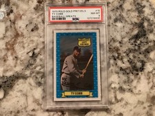 Ty Cobb 1970 Rold Gold Pretzels Baseball Greats #15 PSA 8. It Was Just Graded
