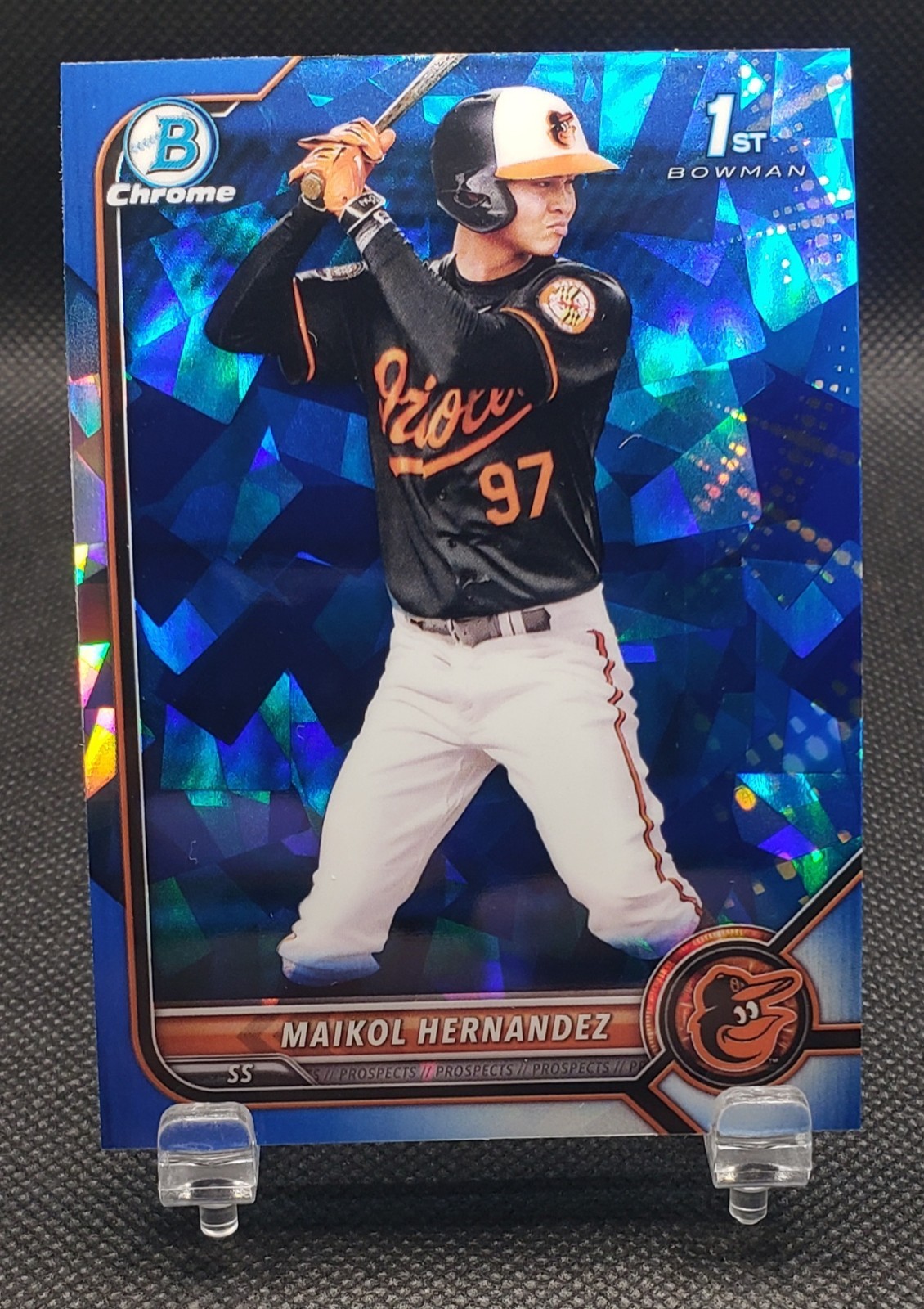 2022 Bowman Chrome Sapphire Edition Prospects Maikol Hernandez #BCP-155