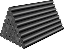 Black Hot Melt Glue Sticks 36 Pack Mini 0.27in x 3.9in for Craft DIY Repair 0.38 per gallon