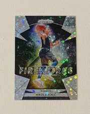 2018-19 Prizm FIREWORKS Nikola Jokic FAST BREAK #21 SP HOF Parallel INSERT