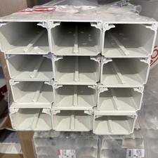 12 Meter KOPOS Kabelkanal Kabelleiste Elektroinstallationskanal 60x40 mm weiss 