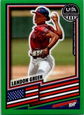 2026 Panini Stars & Stripes Prizm USA Baseball #51 Landon Green Green