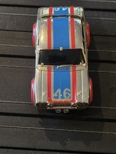 Aurora Afx 46 Ford Escort Gold Chrome HO Slot Car