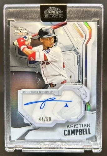 2026 Topps Chrome Black Kristian Campbell Ivory Autographs (RAW)