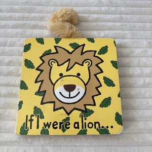 Jellycat London If I We’re A Lion… Yellow Lion Board Book Touch Feel