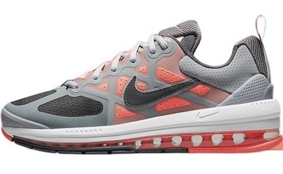 NIKE Air Max Genome Sz-13 Light Smoke Grey Bright Mango CW1648-004