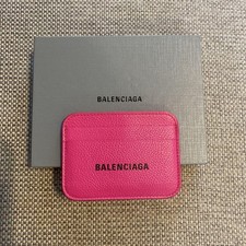 Balenciaga Card Case Pass Pink Limited Edition Iconic Design High-Fashion Statem