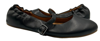 Toms Women's Lucy Slip On Ballet Flats Black Size:8 145T