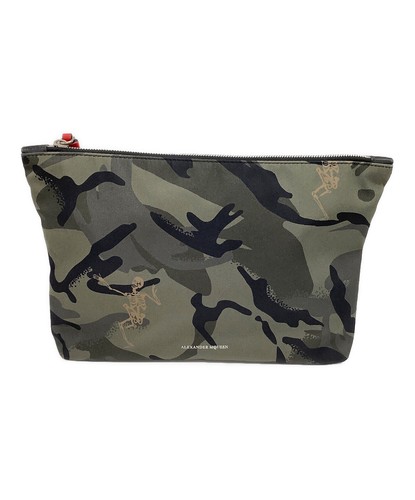 ALEXANDER McQUEEN Clutch Bag Khaki Women's #TFB15493
