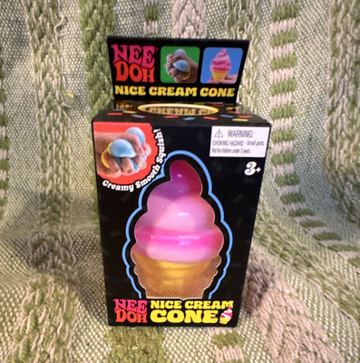Nee Doh Nice Cream Cone Creamy Smooth Squish Squeeze Toy