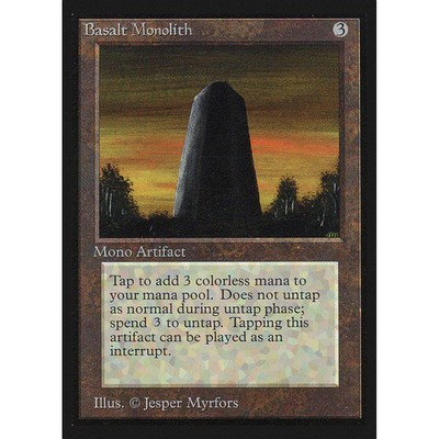 MTG \>> Basalt Monolith (Collectors' Edition) // English - 341 Trading