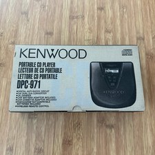 Kenwood DPC-971 Portable CD Player Remote Control Car Battery Cassette Adapter