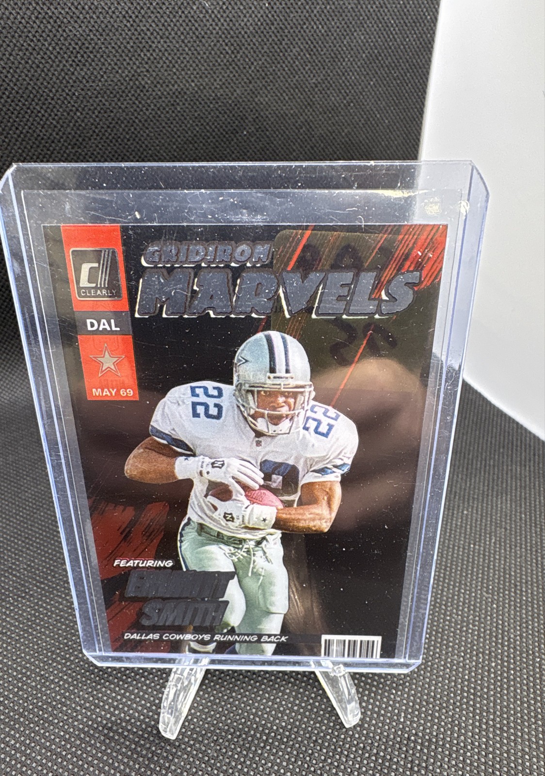 2022 Panini Clearly Donruss - Gridiron Marvels Emmitt Smith #GM-4 case hit 