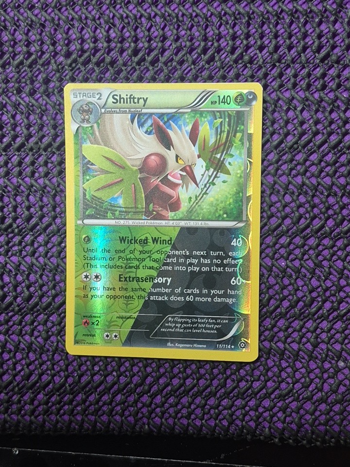 Shiftry 11/114 Reverse Holo XY Steam Siege Pokemon NM
