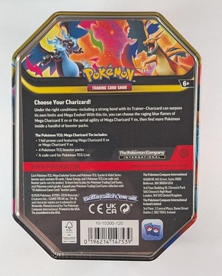 Pokemon Mega Charizard Tin - Mega Y ex | eBay