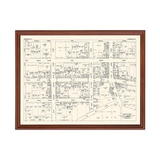 Old Map of Ithaca, NY 1947 - Vintage Ithaca New York Art Old Map of Ithaca, NY 1947 - Vintage Ithaca New York Art