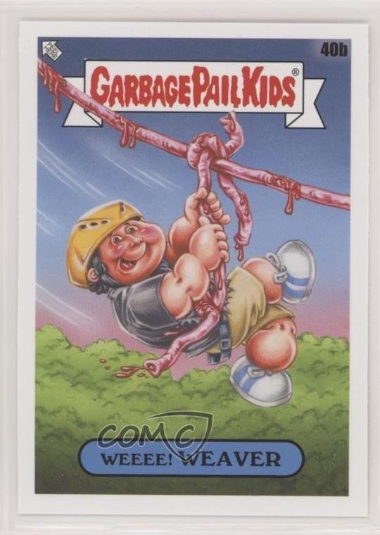2023 Topps Garbage Pail Kids Go On Vacation #40b Weeee! Weaver front