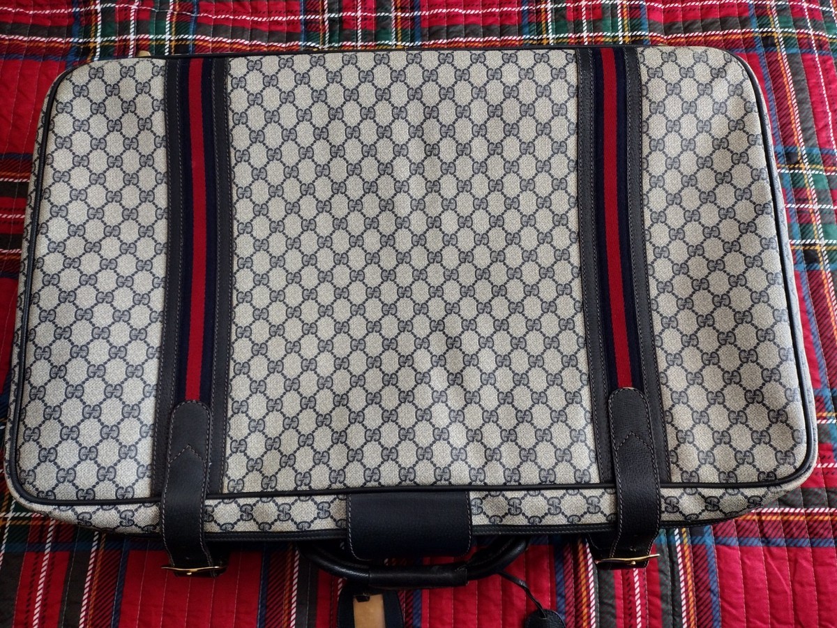 Beautiful Vintage Gucci Sherry Line Suitcase Luggage Travel Men
