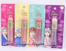 Complete Set Of 4 The Golden Girls Shimmer Lip Gloss Sophia Blanche Rose Dorothy