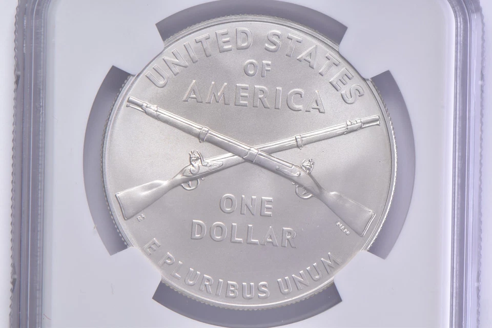 MS70 2012-W Infantry Soldier Commemorative Silver Dollar $1 NGC Brown Lbl *5957 - Image 4 of 4