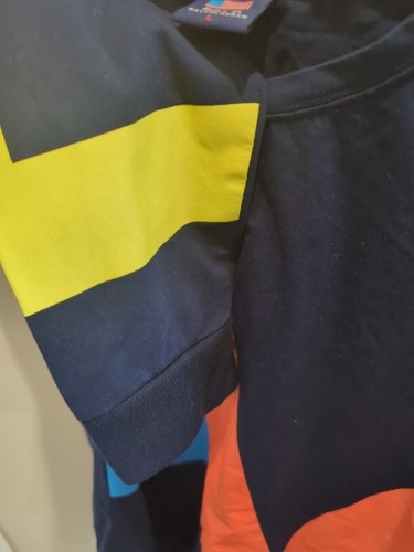 Polo Ralph Lauren Casual Pullover Sweatshirt Boys Size Large 12 Color block LOVE - Picture 4 of 6
