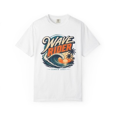 Wave Rider T-Shirt Vintage Surf Ocean Wave Graphic Tee