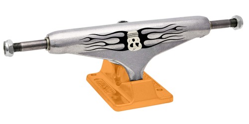Independent Stage 11 Pro Elijah Berle Skull Silver Orange Standard Trucks - Picture 1 of 8