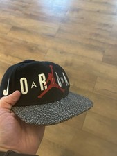 Nike Air Jordan Jumpman Hat Youth Snapback Black Cement