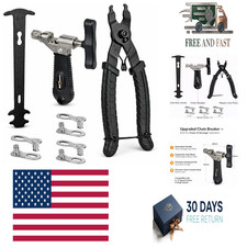 Bike Chain Tool, Bicycle Chain Tool with Master Link Plier Chain Breaker and