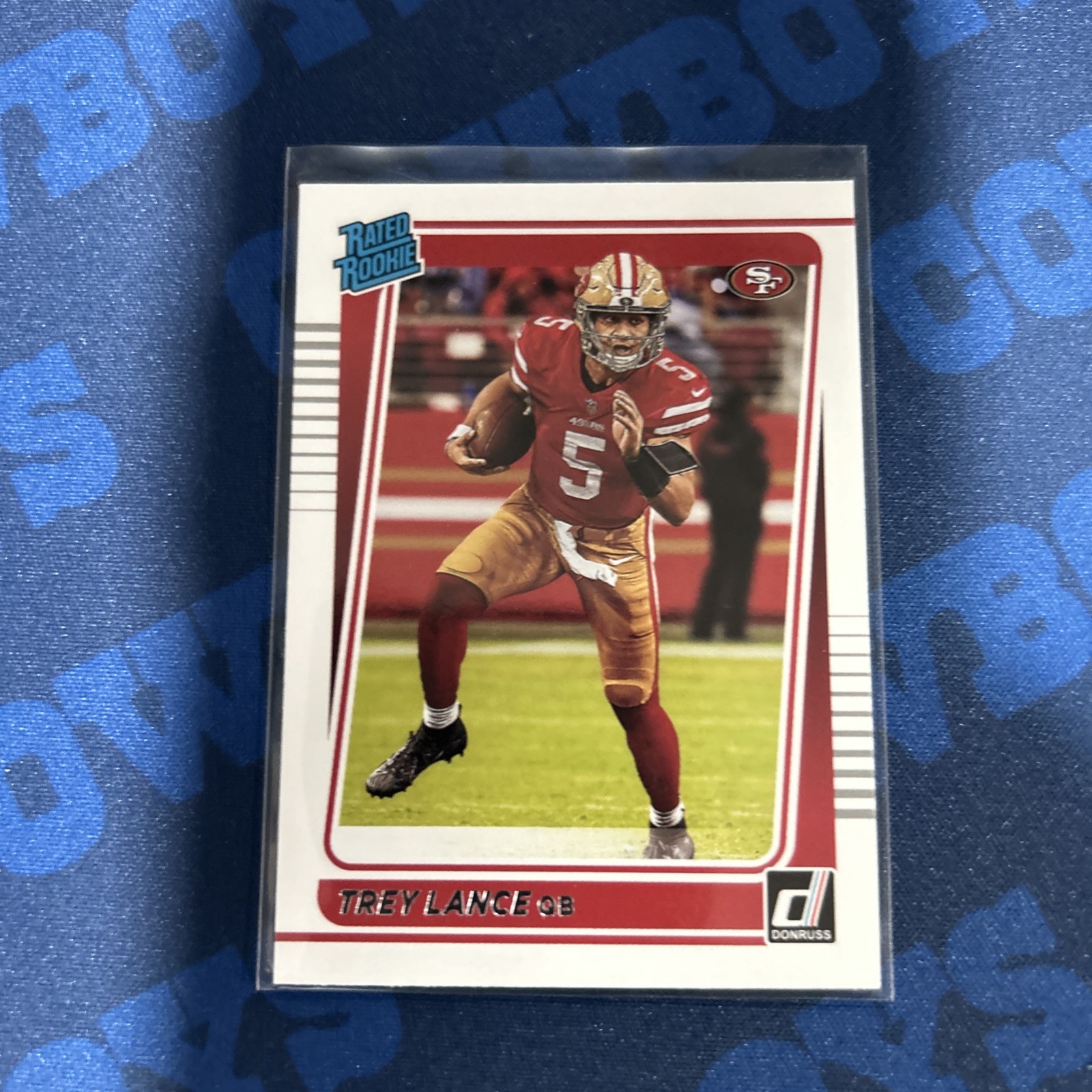 TREY LANCE 2021 PANINI DONRUSS RATED ROOKIE (RC) #254  QB NFL