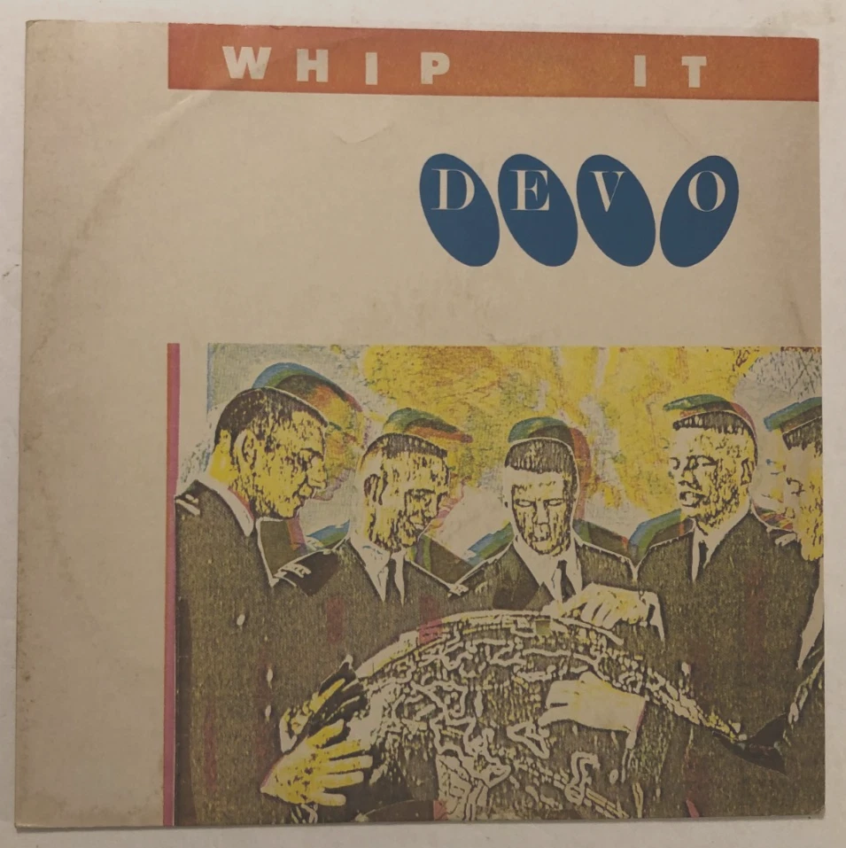 Devo Whip It Gate Steel VS38312 UK Stereo 45 RPM Virgin Vinyl LP Vintage 1980 VG - Image 2 of 4