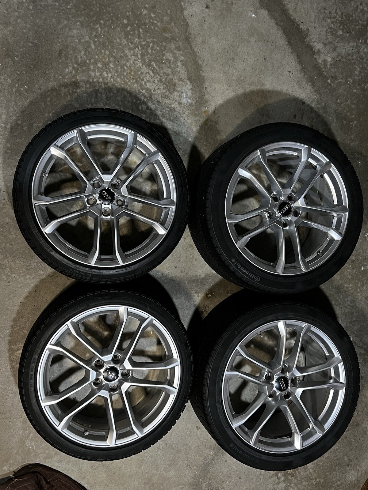 Audi R8 19” Rims Oem 08-up Genuine Factory Wheel SET OF 4 With Winter Tires