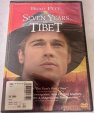 Brand New! Movie DVD Seven Years in Tibet 1997 Sealed Brad Pitt War Drama Film