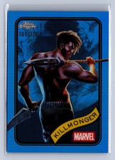 2025 Topps Chrome Marvel Killmonger Blue Refractor /299 #34