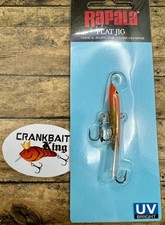 NOS Discontinued Rapala Flat Jig 04 HFGFR 9/16 oz. 1.5 inch Livescope Ice Jig