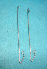 1968-70 Mopar B-body 2-door Hdtp Headliner Rear Bow To Roof Tensioning Wires 1pr