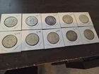 10 x Franklin Half Dollars EXACT COIN 5$ Face Value lot silver inflation #20